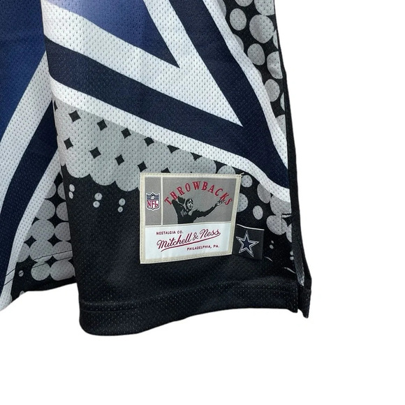 TS999 NWT Mitchell & Ness NFL Throwback Dallas Cowboys Jersey Tank Top L - Picture 4 of 6